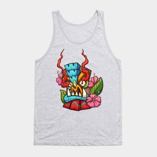 Tiki Mask Tank Top